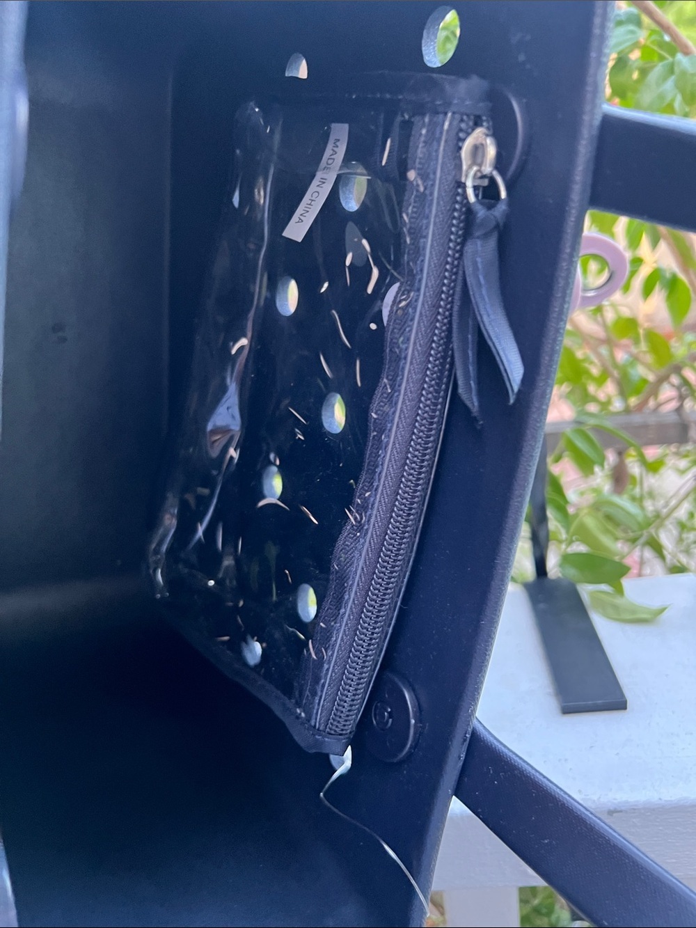 NWOT BOGG BAG Navy Star Accent Tote Dallas Cowboy’s DARK BLUE - Picture 3 of 9